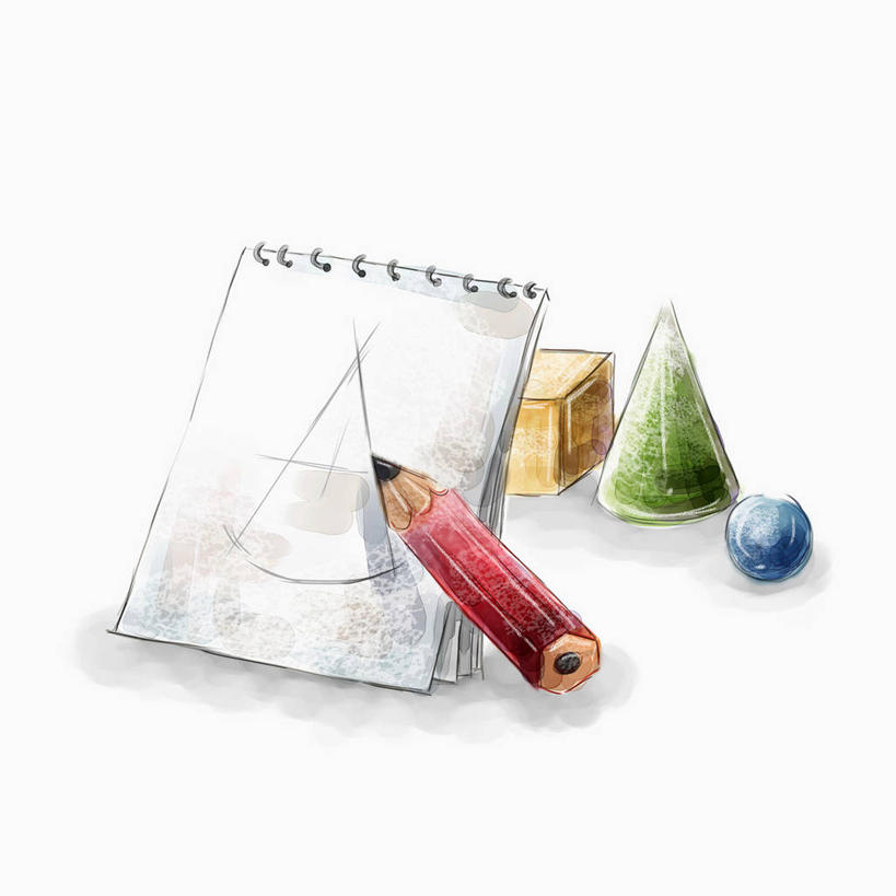 无人,方图,插画,室内,白天,白色背景,正面,数码,科技,阴影,网络,笔,图形,圆锥,办公用品,高光,几何,计算机图形,正方体,合成,图画,素描本,画,文具,本子,铅笔,学习用品,球体,文具用品,一支,电脑合成图,数码合成图,合成图,数学,漫画,写实,具体,具象,圆锥体,彩图,几何图形,速写本,立体几何,立体图形,画画本,绘图本,手绘本,涂鸦本