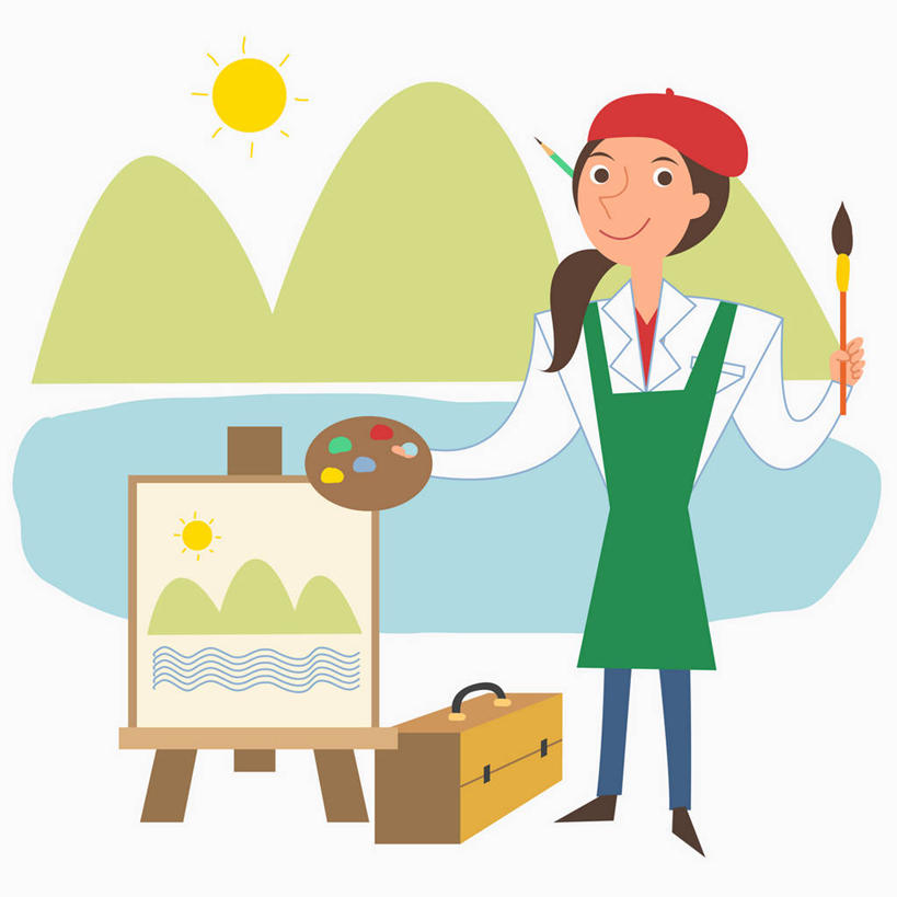 东方人,一个人,无人,画家,站,笑,微笑,方图,插画,室内,白天,白色背景,正面,工作服,制服,绘画,数码,科技,山,山脉,太阳,亚洲,仅一个年轻女性,仅一个女性,仅一个人,握,阴影,服装,艺术,光线,网络,木制,笔,围裙,影子,山顶,山峰,办公用品,画板,美术用品,山峦,高光,几何,计算机图形,拿,合成,图画,拿着,注视,黄种人,画,文具,衣服,阳光,画笔,木制品,容器,学习用品,箱子,群山,观察,看,站着,工具箱,握着,艺术家,服饰,观看,储藏,调色盘,文具用品,美术,电脑合成图,数码合成图,察看,调色板,衣着,合成图,画师,储存,穿着,关注,绘画工具,漫画,写实,具体,具象,工作制服,衣饰,颠峰,极峰,画具,年轻女性,女人,女性,亚洲人,站立,彩图,全身,工作套服,贮存