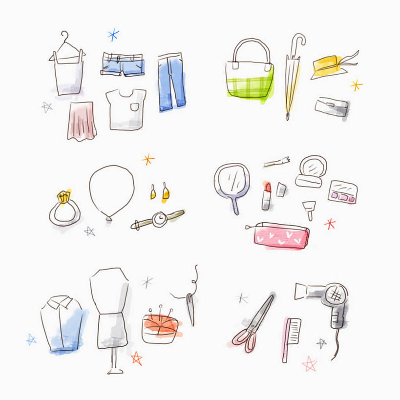 无人,方图,插画,室内,白天,白色背景,正面,衬衫,爱情,化妆,美容,奢侈,数码,科技,镜子,帽子,项链,衣架,珠宝,修剪,阴影,裤子,时间,反射,网络,包,电器,工具,剪刀,矿石,皮包,人造模特,伞,时钟,手表,雨伞,遮阳伞,高光,几何,计算机图形,浪漫,合成,计时,梳子,图画,牛仔裤,阳伞,钻戒,钻石,画,装饰品,唇膏,化妆品,戒指,饰品,首饰,遮阳帽,口红,吹风机,钟表,表,恩爱,道具,电吹风,裁剪,金刚石,昂贵,单肩包,坚硬,腕表,信物,电脑合成图,数码合成图,镜像,贵重,剪子,梳妆镜,剪裁,切割,太阳伞,宝石,家电,权利,合成图,化妆用品,镜面,坚定,漫画,信念,服装模特,模特道具,时装道具,展示道具,服装模特道具,陈列道具,写实,具体,具象,光学,理发工具,手饰,约定,宝贵,唇棒,挂衣架,晾衣架,钟,牛仔短裤,彩图,衬衣,理发