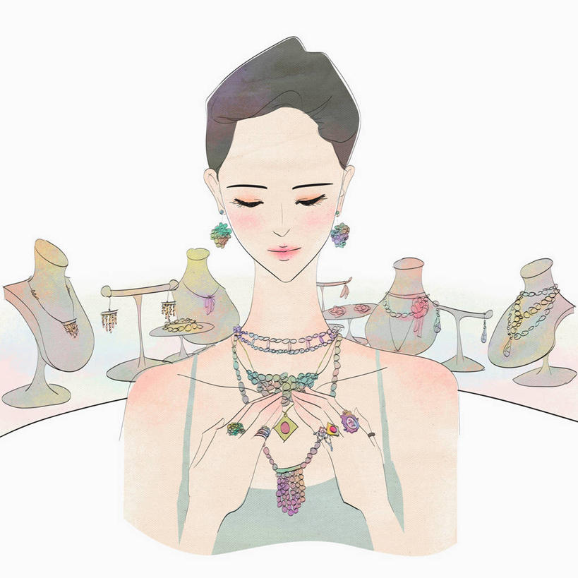 东方人,一个人,无人,商店,站,闭眼,方图,插画,室内,白天,正面,爱情,数码,科技,吊带,亚洲,仅一个年轻女性,仅一个女性,仅一个人,阴影,服装,网络,高光,几何,计算机图形,浪漫,合成,图画,吊带衫,黄种人,商铺,画,装饰品,衣服,耳环,戒指,饰品,手链,首饰,站着,恩爱,服饰,手镯,信物,电脑合成图,数码合成图,权利,衣着,合成图,穿着,首饰店,镯子,漫画,珠宝店,写实,具体,具象,手饰,耳饰,市肆,商号,衣饰,年轻女性,女人,女性,亚洲人,闭眼睛,闭着眼,闭着眼睛,站立,半身,彩图,店铺