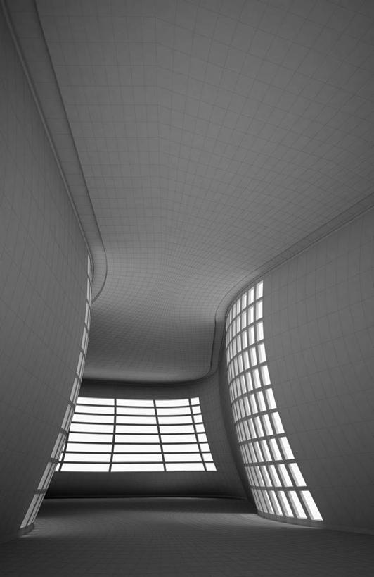 无人,竖图,室内,白天,正面,窗户,阴影,光线,影子,墙,走道,走廊,过道,灯光,玻璃窗,墙壁,墙面,彩图