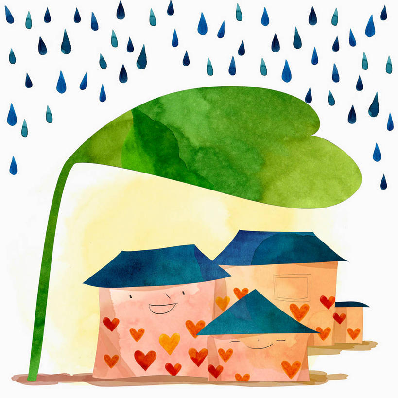 无人,家,方图,插画,室内,白天,白色背景,正面,爱情,数码,科技,雨,暴雨,大雨,别墅,叶子,阴影,爱心,网络,房屋,屋子,公寓,绿叶,高光,几何,计算机图形,浪漫,合成,图画,洋房,楼房,住宅,画,温暖,温馨,心形,嫩叶,恩爱,电脑合成图,数码合成图,和睦,合成图,漫画,写实,具体,具象,心型,叶,叶片,彩图,房子,强降水,强降雨,融洽