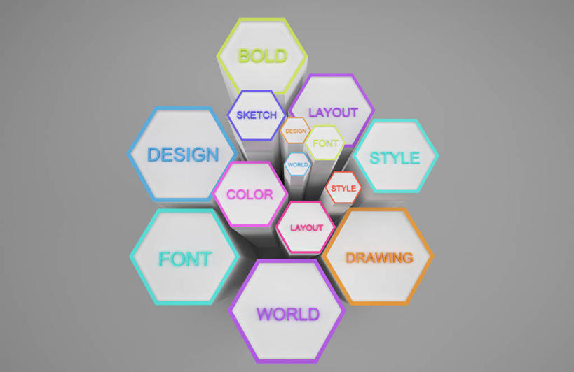 无人,横图,彩色,插画,室内,白天,正面,数码,科技,阴影,灰色背景,网络,英文,标志,六边形,图形,文字,字符,字母,高光,几何,计算机图形,合成,图画,标识,画,五颜六色,英文字母,色彩斑斓,电脑合成图,数码合成图,合成图,数学,五彩缤纷,漫画,写实,具体,具象,五彩斑斓,五光十色,彩图,几何图形,平面图形,正六边形