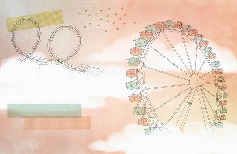 无人,横图,插画,室内,白天,正面,游戏,数码,科技,阴影,曲折,弯曲,网络,星星,摩天轮,高光,几何,计算机图形,玩,合成,图画,娱乐,过山车,画,休闲,星形,游乐设施,云霄飞车,蜿蜒,活动,电脑合成图,数码合成图,合成图,发泄,消遣,智力,漫画,五角形,费里斯大转轮,写实,具体,具象,宣泄,滑落,游艺设施,爬升,倒转,五角星,玩耍,嬉戏,彩图