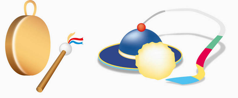 无人,横图,插画,室内,白天,白色背景,正面,数码,科技,帽子,阴影,反射,网络,丝绸,丝带,影子,钹,缎带,乐器,高光,几何,计算机图形,合成,图画,绸带,画,打击乐器,电脑合成图,数码合成图,铙钹,铜钹,合成图,漫画,写实,具体,具象,彩图