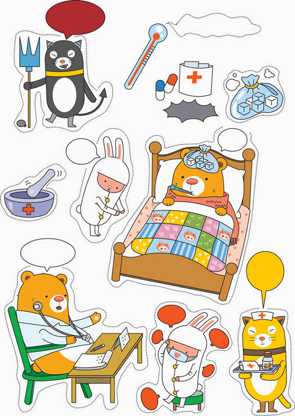 无人,医生,病人,护士,办公室,站,躺,举,竖图,插画,室内,白天,白色背景,正面,安全,竞争,数码,科技,床,家具,卧室,桌子,哺乳动物,宠物,猫,熊,对抗,握,阴影,冲突,网络,兔子,药剂,办公桌,冰,冰块,床单,防护,高光,几何,计算机图形,合成,图画,注视,破坏,被子,胶囊,冷冻,画,动物,听诊器,药品,观察,看,托,站着,医护人员,医疗人员,器皿,武器,寒冷,可爱,战争,治疗,握着,单人床,冷藏,观看,对话框,保护,药物,兔,损坏,电脑合成图,数码合成图,察看,研磨,医疗,医疗设备,冰冷,卫生,冰袋,被单,白衣天使,攻击,威胁,合成图,臼杵,对立,关注,矛盾,兵器,病患,医疗器械,保险,预防,防御,医疗工具,猫咪,漫画,介质,研杵,研钵,办公家具,写实,具体,具象,敌对,挫败,斗争,抗拒,抗衡,杀伤,威慑,臼,保鲜,方便,新颖,三叉戟,检测工具,长兵器,卧着,平安,危险,大夫,患者,就医者,举起,举手,举着,躺着,卧,向上举,向上伸,向上托,站立,彩图,全身,睡房,卧房,对话气泡框,气泡框
