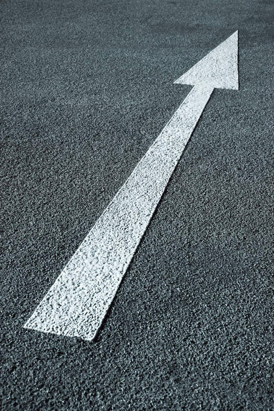 无人,竖图,俯视,室外,白天,道路,路,公路,静物,交通,方向,箭头,指向,簇,马路,彩图,高角度拍摄