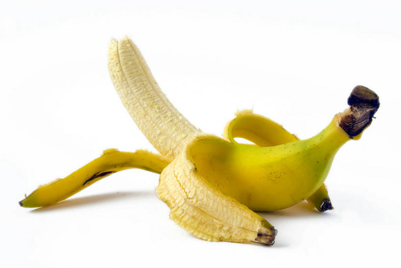 无人,横图,俯视,室内,特写,白天,白色背景,香蕉,水果,新鲜,生食,食品,果实,果皮,食物,一个,黄色,摄影,有机食品,绿色食品,影棚,单个,香蕉皮,表皮,甘蕉,彩图,高角度拍摄,影棚拍摄,拍摄