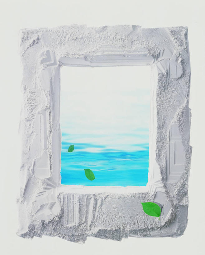 无人,竖图,室内,白天,正面,海浪,海洋,叶子,石膏,环保,浪花,绿叶,海水,嫩叶,能源,回收,资源,海景,利用,低碳,循环,持续,叶,叶片,熟石膏,大海,风浪,海,海水的波动,近岸浪,涌浪,彩图,灰膏