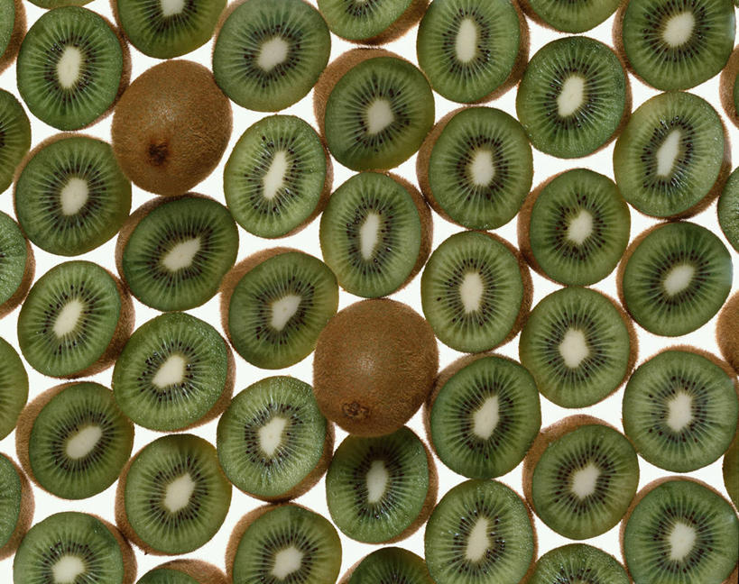 无人,横图,俯视,室内,特写,白天,猕猴桃,水果,许多,阴影,新鲜,反射,影子,生食,食品,果实,很多,食物,有机食品,绿色食品,横截面,剖面,截面,截面图形,奇异果,猕猴梨,彩图,高角度拍摄