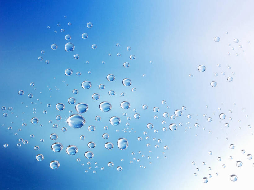 无人,横图,室内,特写,白天,正面,水,蓝色背景,液体,水滴,蓝色,摄影,影棚,彩图,影棚拍摄,拍摄