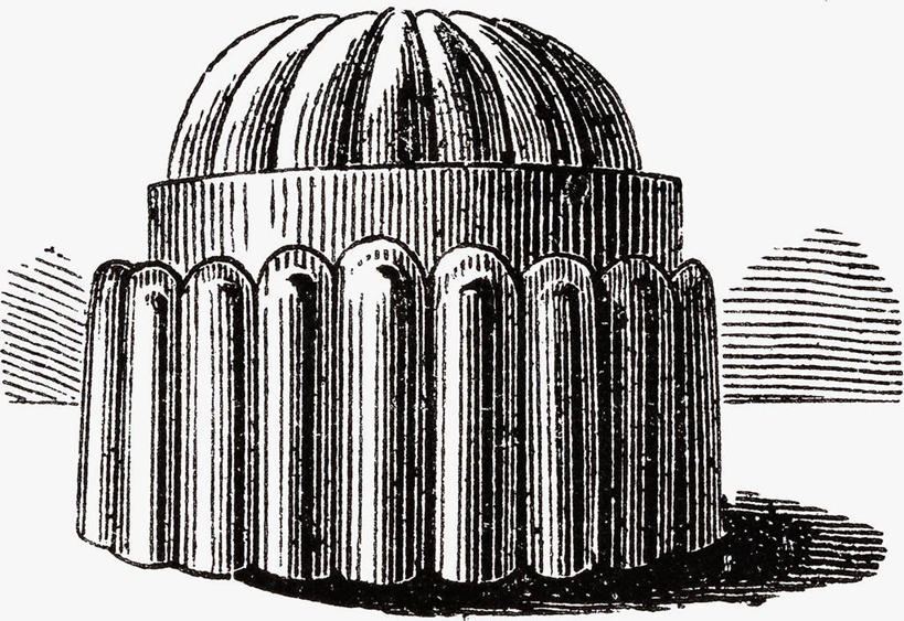 点心,无人,横图,黑白,室内,白天,白色背景,正面,智慧,艺术,烤盘,食品,布丁,甜点,甜品,文化,食物,插花,果冻,甜食,零食,插花艺术,创造,创作,想象,啫喱