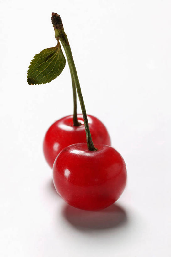 无人,竖图,俯视,室内,特写,白天,白色背景,植物,桌面,桌子,樱桃,水果,叶子,阴影,新鲜,反射,木制,纹理,影子,生食,食品,果实,绿叶,食物,两个,红色,绿色,木制品,嫩叶,摄影,有机食品,绿色食品,影棚,肌理,叶,叶片,叶脉,樱珠,莺桃,英桃,楔桃,牛桃,荆桃,彩图,高角度拍摄,影棚拍摄,拍摄,欧洲酸樱桃,酸樱桃