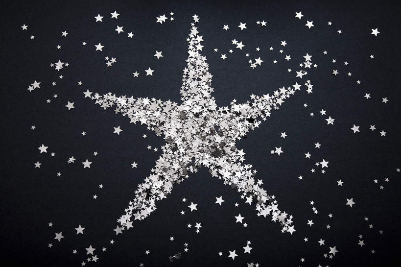 无人,横图,室内,特写,白天,正面,静物,许多,黑色背景,星星,很多,星形,摄影,影棚,恒星,五角形,五角星,彩图,影棚拍摄,拍摄