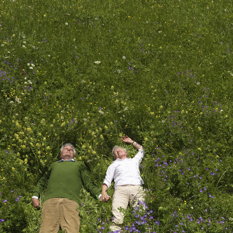 西方人,老年人,两个人,家庭,夫妻,躺,举,握手,方图,俯视,室外,白天,爱情,快乐,幸福,草地,草坪,植物,欧洲,欧洲人,服装,盛开,墨镜,眼镜,玛格丽特,浪漫,花蕾,扭头,注视,休闲装,草,雏菊,花,花瓣,花朵,鲜花,衣服,绿色,太阳镜,太阳眼镜,花苞,花蕊,观察,看,托,转头,休闲,温暖,温馨,一家人,休闲服,遮阳镜,菊花,恩爱,活力,恋人,服饰,观看,希望,和睦,察看,坚强,关注,和平,离别,延命菊,幸福花,春菊,马兰头花,暗恋,纯情,单恋,卧着,天真,老年男性,老年女性,男人,男性,女人,女性,白种人,夫妇,情侣,搀手,举起,举手,举着,拉手,手拉手,手握手,躺着,卧,向上举,向上伸,向上托,半身,彩图,高角度拍摄,愉快,伴侣,融洽