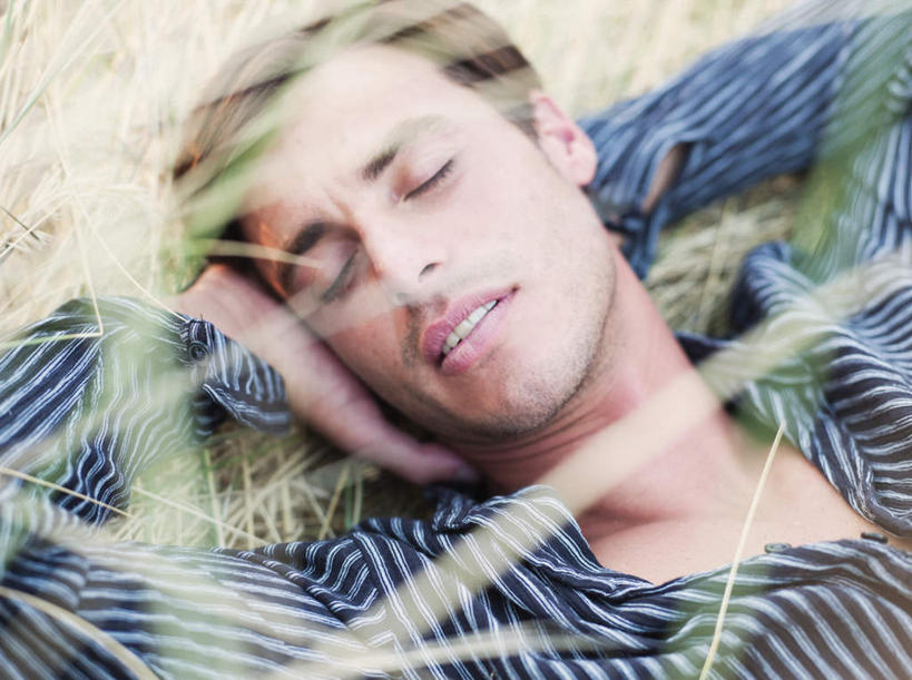 西方人,脸,头,脸颊,一个人,躺,闭眼,睡,横图,俯视,室外,特写,白天,衬衫,植物,欧洲,欧洲人,仅一个男性,仅一个人,条纹,枯萎,朦胧,模糊,枯草,肩膀,草,仅一个年轻男性,黄色,双手抱头,卧着,男人,男性,年轻男性,白种人,头部,脸部,脸蛋,面部,闭眼睛,闭着眼,闭着眼睛,困,困觉,寝息,睡觉,躺着,卧,半身,彩图,高角度拍摄,衬衣