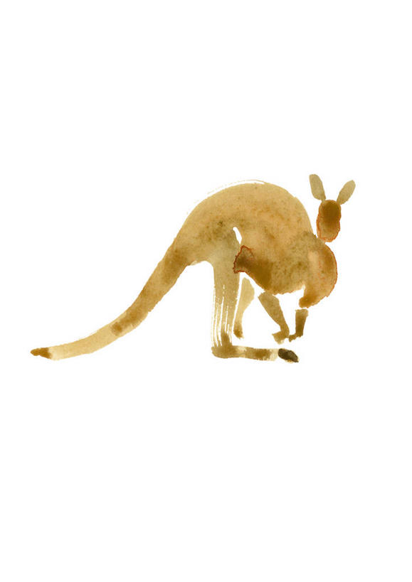 无人,站,竖图,室内,白天,白色背景,侧面,绘画,袋鼠,野生动物,艺术,古典,注视,文化,一只,动物,工艺品,观察,看,品味,站着,可爱,活泼,观看,美术,察看,高雅,关注,国画,水墨画,美学,育儿袋,水墨,站立,彩图,全身