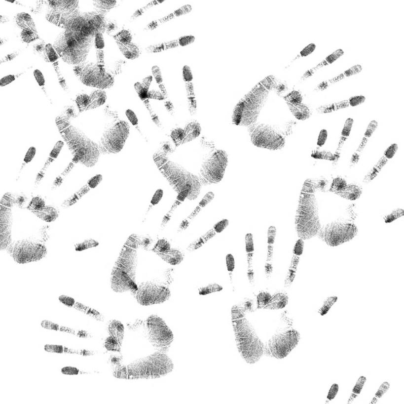 手,无人,横图,室内,特写,白天,白色背景,正面,绘画,静物,许多,艺术,很多,手部,摄影,影棚,颜料,美术,手印,张开五指,彩图,影棚拍摄,拍摄,丙烯颜料,五指张开