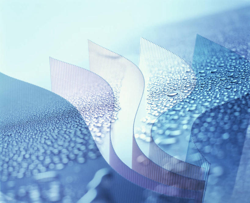 无人,横图,室内,白天,正面,数码,科技,水,阴影,朦胧,模糊,曲折,弯曲,网络,纹路,纹理,液体,纸,水滴,纸张,高光,几何,计算机图形,合成,蜿蜒,纸板,电脑合成图,数码合成图,合成图,肌理,写实,具体,具象,瓦楞纸,彩图