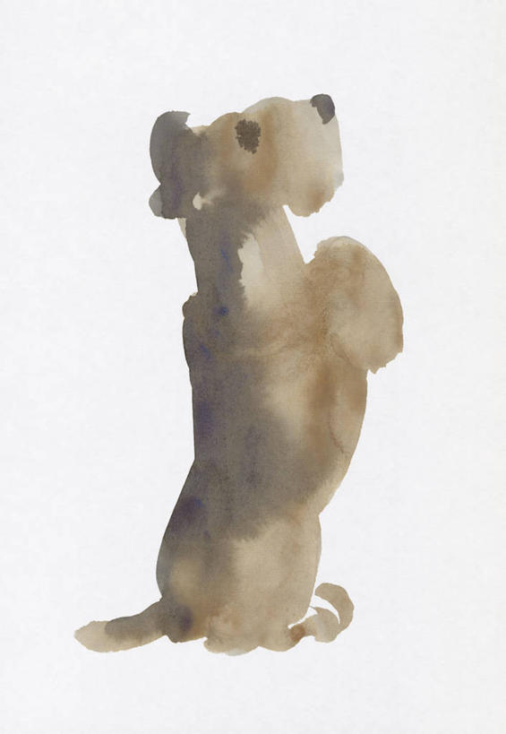 无人,站,竖图,室内,白天,白色背景,侧面,绘画,宠物,狗,艺术,梗犬,古典,注视,文化,苏格兰梗,亚伯丁梗,一只,动物,工艺品,观察,看,品味,站着,可爱,观看,美术,水彩,察看,水彩画,高雅,关注,忠诚,美学,犬,抬头,仰头,站立,彩图,全身