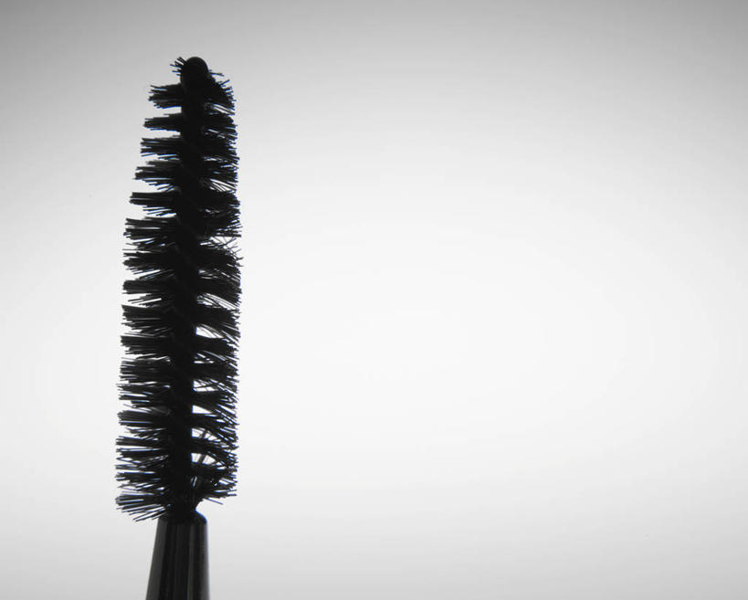 无人,横图,室内,特写,白天,正面,静物,阴影,灰色背景,反射,影子,一个,黑色,化妆品,睫毛膏,摄影,影棚,单个,化妆用品,眼妆,睫毛液,彩图,影棚拍摄,拍摄