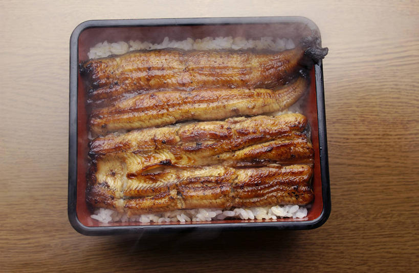 米饭,鳗鱼,无人,横图,俯视,室内,特写,白天,烹饪,雾,鳗鲡,一堆,阴影,堆叠,堆积,沸腾,朦胧,模糊,反射,木制,蒸汽,木盒,影子,肉,鱼肉,日本料理,料理,食品,水蒸气,雾气,饭,菜肴,美食,肉类,食物,一个,木制品,容器,日式料理,日式,摄影,鳗鱼饭,佳肴,影棚,褐色背景,单个,储藏,堆,气体,五谷,储存,肉食,河鳗,蒸发,白鳗,青鳝,风馒,白鳝,彩图,高角度拍摄,影棚拍摄,拍摄,贮存