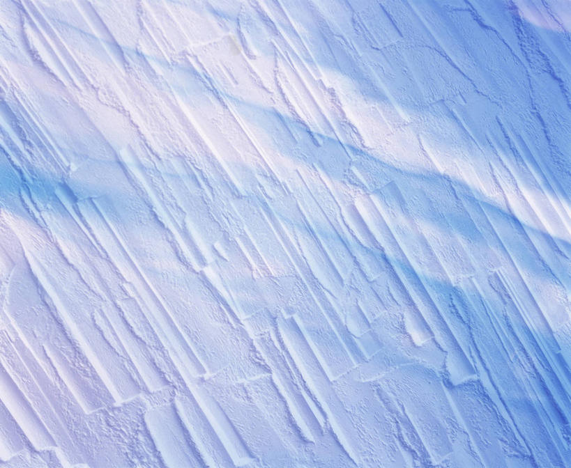 无人,横图,室内,特写,白天,正面,静物,石膏,阴影,反射,纹路,纹理,影子,墙,墙壁,墙面,蓝色,肌理,熟石膏,彩图,灰膏