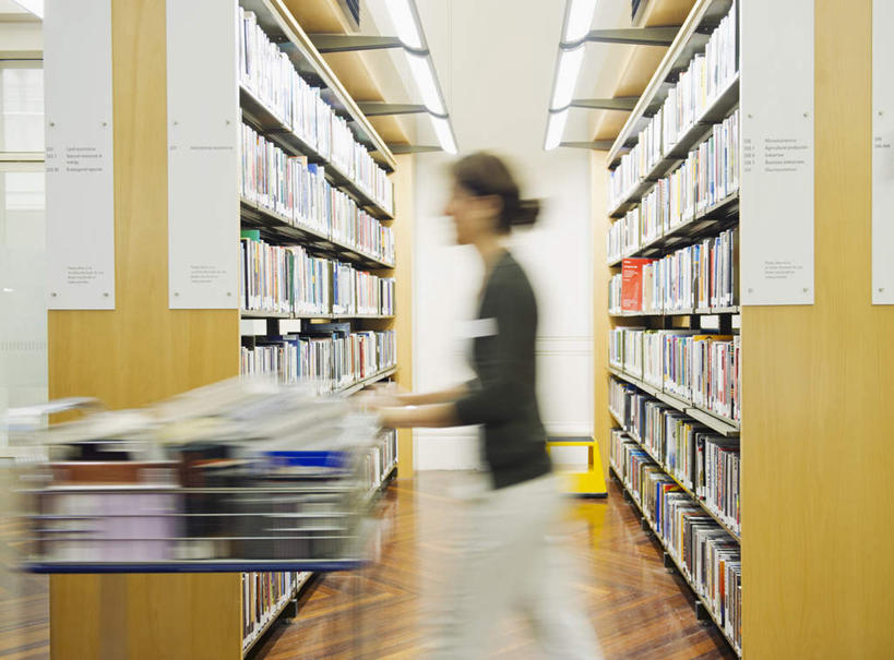 冲浪,西方人,一个人,图书管理员,图书馆,走,推,室内,白天,侧面,工作服,制服,书籍,欧洲,欧洲人,仅一个女性,仅一个人,一排,许多,朦胧,模糊,整齐,并列,并排,很多,注视,车,排列,手推车,书柜,交通工具,观察,看,仅一个中年女性,书橱,管理员,观看,察看,队列,关注,载具,平行,浏览室,工作制服,女人,女性,中年女性,白种人,书,图书,步行,散步,走路,半身,彩图,工作套服,书库,图书库,阅览室