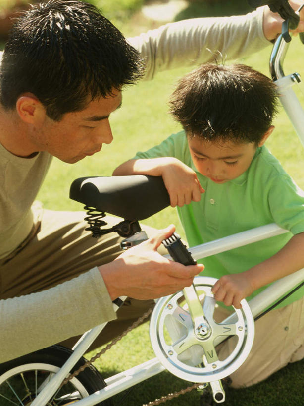 东方人,儿童,中年人,两个人,家庭,父亲,儿子,蹲,竖图,室外,白天,正面,纯洁,草地,草坪,植物,自行车,亚洲,一辆,握,阴影,服装,光线,影子,拿,拿着,注视,休闲装,黄种人,车,脚踏车,草,小孩,衣服,绿色,阳光,交通工具,观察,看,休闲,温暖,温馨,父子,一家人,休闲服,父爱,可爱,童年,童趣,握着,服饰,观看,修理,和睦,察看,关注,载具,儿童车,童真,烂漫,无邪,补缀,修缮,儿童自行车,天真,男孩,男人,男性,中年男性,亚洲人,孩子,蹲着,半身,彩图,融洽,男生