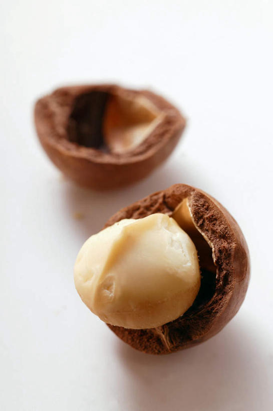 无人,竖图,俯视,室内,特写,白天,白色背景,餐桌,桌子,阴影,朦胧,模糊,反射,影子,核桃,坚果,果实,一个,干果,剥开,摄影,影棚,单个,餐台,胡桃,澳洲坚果,夏威夷果,羌桃,澳洲胡桃,彩图,高角度拍摄,影棚拍摄,拍摄