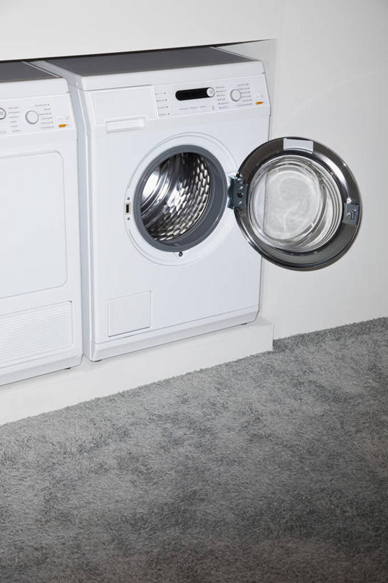 无人,竖图,室内,白天,正面,地毯,阴影,装饰,编织,反射,电器,影子,手工艺品,织物,工艺品,洗衣机,华丽,修饰,点缀,家电,家用电器,衬托,美观,雅致,雅观,清洗,洗涤,彩图