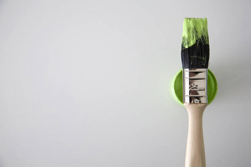 无人,横图,俯视,室内,特写,白天,白色背景,装修,静物,金属制品,装饰,金属,材料,罐子,装潢,绿色,粉刷,瓶子,刷子,摄影,影棚,油漆,保护,涂料,彩图,高角度拍摄,影棚拍摄,拍摄