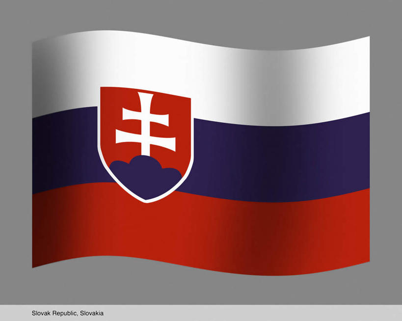 无人,横图,插画,室内,白天,正面,数码,科技,旗帜,国旗,欧洲,斯洛伐克,一面,阴影,灰色背景,条纹,曲折,弯曲,光线,网络,符号,影子,高光,几何,计算机图形,合成,图画,画,一个,红色,蓝色,白色,蜿蜒,单个,锚,电脑合成图,数码合成图,徽章,漫画,中欧,写实,具体,具象,斯洛伐克共和国,旗,彩图