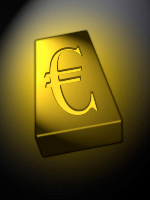 无人,竖图,室内,白天,正面,数码,科技,一块,阴影,黄色背景,光线,网络,标志,文字,影子,字符,字母,高光,几何,计算机图形,欧元,合成,标识,黄金,一个,金条,巨大,庞大,单个,电脑合成图,数码合成图,写实,具体,具象,宏大,硕大,伟大,彩图