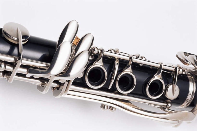 无人,横图,俯视,室内,特写,白天,白色背景,静物,吹奏乐器,单簧管,黑管,乐器,木管乐器,一个,摄影,影棚,单个,木管,克拉管,乌木棒,彩图,高角度拍摄,影棚拍摄,拍摄