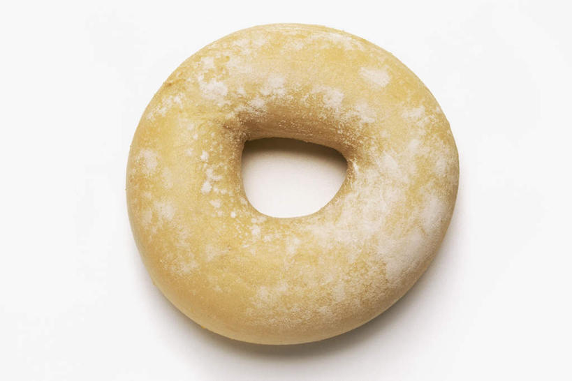 点心,面包,无人,横图,俯视,室内,特写,白天,白色背景,食品,面点,食物,糕点,一个,甜甜圈,摄影,影棚,单个,多纳滋面包,唐纳滋,面包圈,彩图,高角度拍摄,影棚拍摄,拍摄