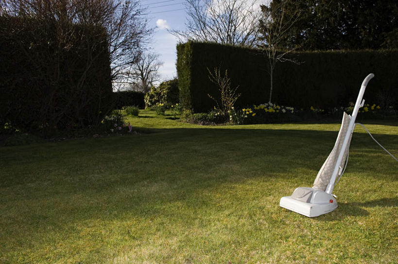 无人,横图,室外,白天,正面,草地,草坪,植物,阴影,光线,电器,影子,云,云朵,云彩,草,树,树木,一个,蓝色,绿色,白云,蓝天,天空,自然,天,清洁,吸尘器,生长,晴朗,单个,成长,卫生,家电,家用电器,保洁,保洁工具,晴空,彩图