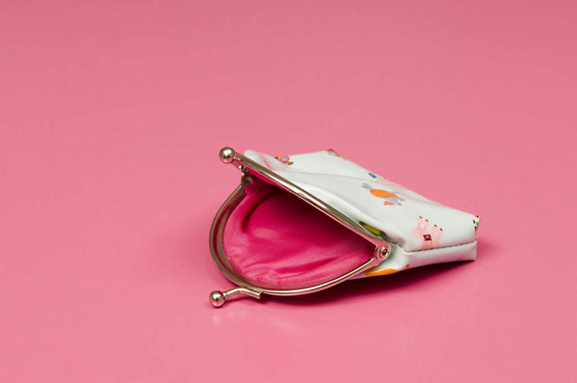 无人,横图,俯视,室内,特写,白天,静物,粉色背景,一个,打开,翻开,摄影,皮夹子,钱包,影棚,单个,零钱包,皮夹,彩图,高角度拍摄,影棚拍摄,拍摄