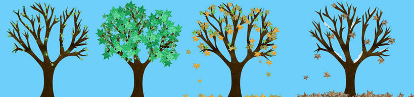 无人,横图,插画,室内,白天,正面,植物,叶子,一排,蓝色背景,艺术,整齐,枯叶,落叶,四棵,古典,图画,文化,画,树,树木,排列,蓝色,绿色,蓝天,天空,自然,工艺品,天,品味,生长,晴朗,成长,美术,高雅,队列,漫画,万里无云,写实,具体,具象,美学,剪贴画,拼贴画,叶,叶片,晴空,晴空万里,彩图