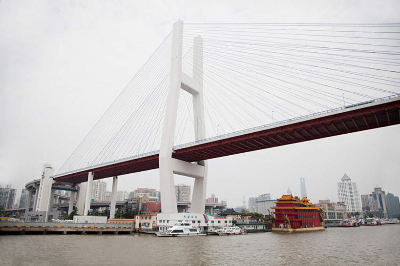 无人,高楼大厦,横图,室外,白天,仰视,度假,河流,美景,水,城市风光,标志建筑,城市,大桥,大厦,地标,建筑,立交桥,摩天大楼,桥梁,上海,中国,亚洲,河水,景观,水流,高架,建筑群,斜拉桥,桥,娱乐,建设,黄浦江,天空,天,享受,休闲,景色,放松,晴朗,申,南浦大桥,东亚,上海市,万里无云,中华人民共和国,沪,华东地区,晴空,晴空万里,彩图,低角度拍摄,大楼,高层建筑,高楼,摩天楼