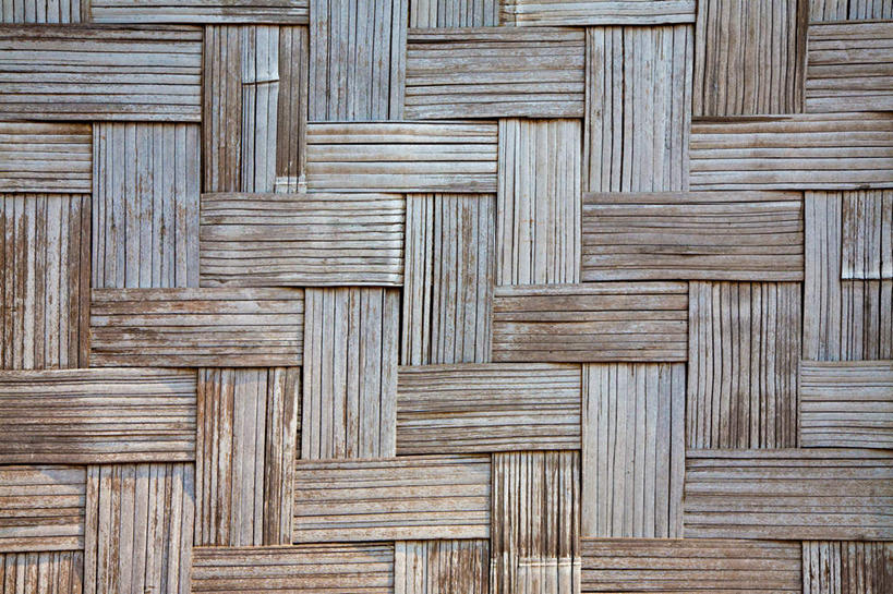 无人,横图,室内,特写,白天,正面,阴影,竹制,反射,纹路,纹理,影子,墙,墙壁,墙面,竹制品,肌理,彩图