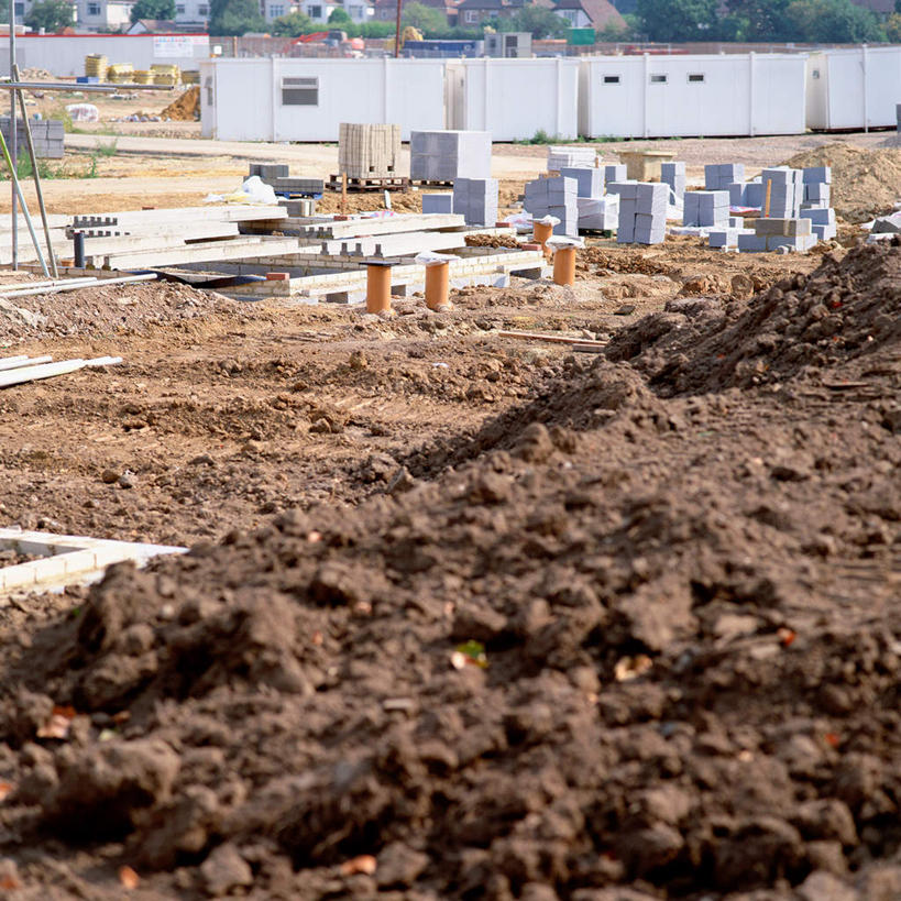 无人,方图,室外,白天,正面,石头,一堆,堆叠,堆积,石子,泥土,土壤,建筑工地,堆,地盘,建筑地盘,施工地盘,石块,彩图,工地