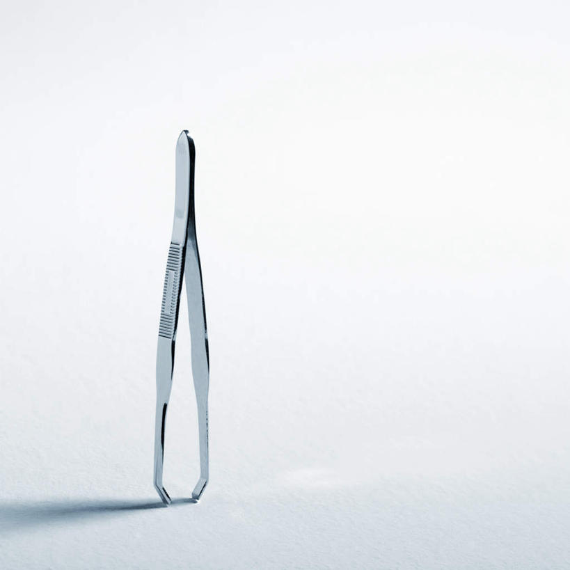 无人,方图,室内,特写,白天,白色背景,正面,静物,金属制品,阴影,反射,金属,工具,镊子,影子,一个,摄影,影棚,单个,彩图,影棚拍摄,拍摄