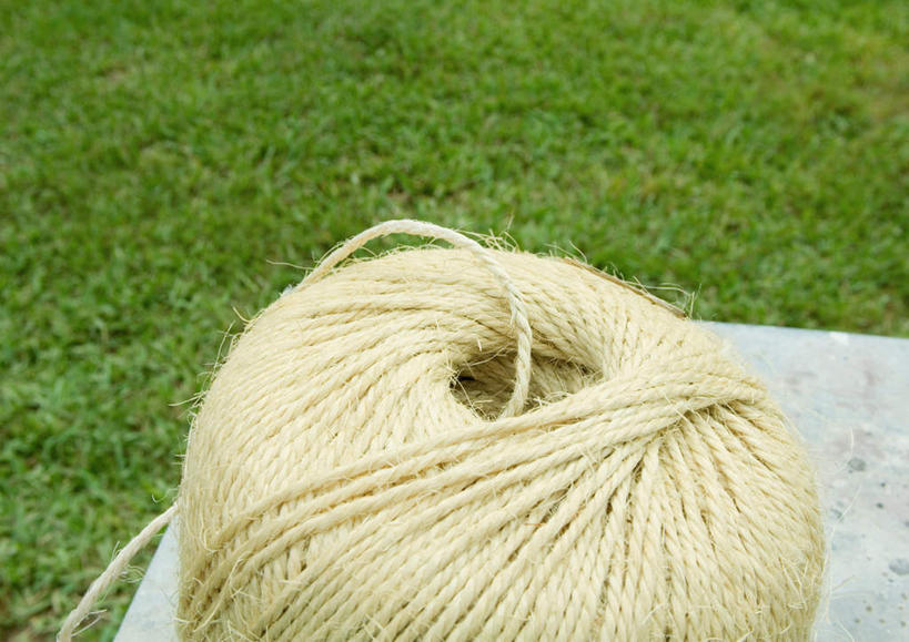 无人,花园,横图,室外,白天,正面,草地,草坪,太阳,植物,阴影,光线,线,影子,园艺工具,园艺,线团,草,一个,黄色,绿色,阳光,毛线,线绳,单个,彩图