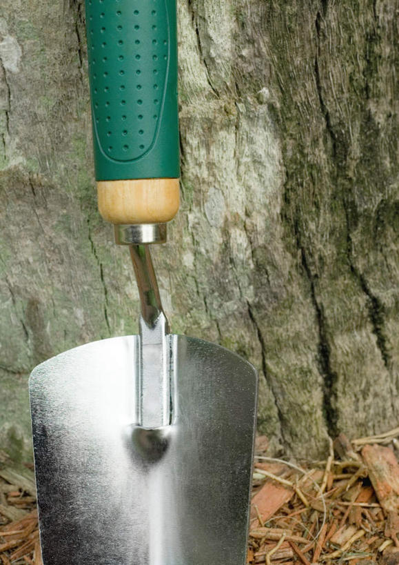 无人,花园,竖图,室外,特写,白天,正面,太阳,植物,阴影,枯萎,朦胧,模糊,光线,铲子,影子,园艺工具,园艺,枯草,草,树,树木,黄色,绿色,阳光,自然,小铲,生长,成长,泥铲,彩图