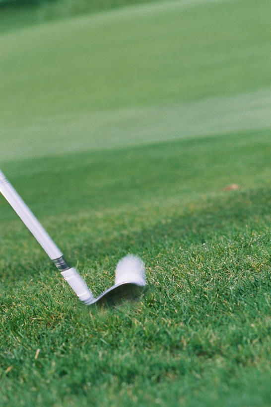 无人,竖图,室外,特写,白天,正面,锻炼,运动,草地,草坪,植物,高尔夫,高尔夫球,球,草,一个,绿色,球体,单个,高尔夫球杆,高尔夫运动,高尔夫球具,体育,彩图,健身