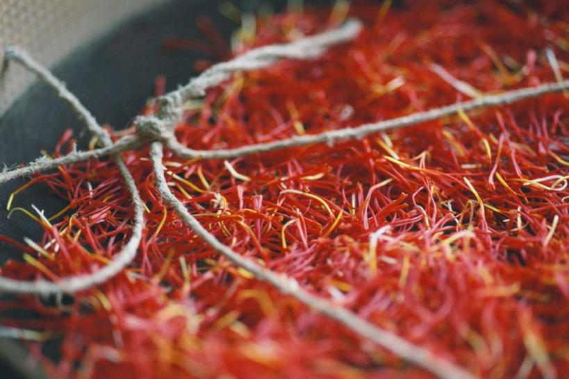 无人,横图,俯视,室内,特写,白天,快乐,许多,阴影,朦胧,模糊,光线,影子,调味,香料,佐料,藏红花,绳子,保护,绳索,番红花,配料,西红花,作料,彩图,高角度拍摄