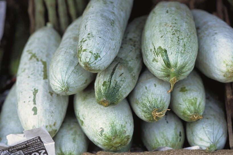 无人,横图,俯视,室外,特写,白天,蔬菜,一堆,许多,堆叠,堆积,条纹,新鲜,食品,冬瓜,食物,绿色,有机食品,绿色食品,堆,彩图,高角度拍摄