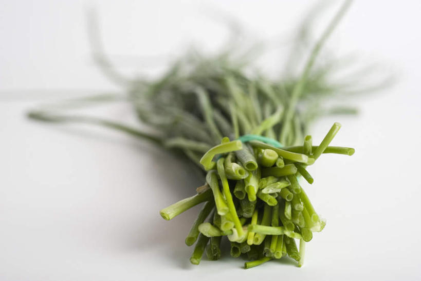 无人,横图,俯视,室内,特写,白天,白色背景,餐桌,桌子,蔬菜,静物,一捆,许多,朦胧,模糊,新鲜,葱,青葱,食品,捆,食物,摄影,有机食品,绿色食品,影棚,餐台,彩图,高角度拍摄,影棚拍摄,拍摄