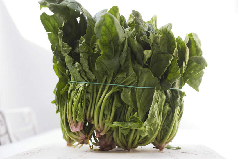 无人,横图,室内,白天,白色背景,正面,餐桌,桌子,菠菜,蔬菜,一捆,许多,新鲜,食品,食物,绿色,摄影,有机食品,绿色食品,影棚,餐台,捆绑,鹦鹉菜,鼠根菜,角菜,红嘴绿鹦哥,赤根菜,菠薐菜,波斯草,彩图,影棚拍摄,拍摄